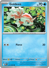 Goldeen Pitch Black Pokemon card