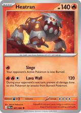 Heatran Pitch Black Pokemon card
