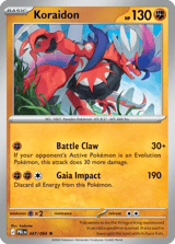 Koraidon Pitch Black Pokemon card