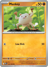 Mankey Common Pitch Black