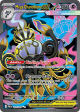 Mega Chandelure ex Ultra Rare Pitch Black
