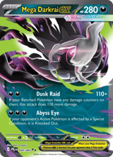 Mega Darkrai ex Double Rare Pitch Black