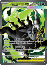 Mega Darkrai ex Ultra Rare Pitch Black