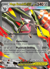 Mega Excadrill ex Double Rare Pitch Black