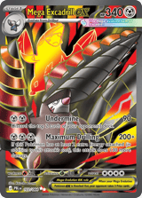 Mega Excadrill ex Ultra Rare Pitch Black