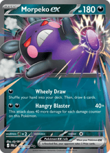 Morpeko ex Pitch Black Pokemon card