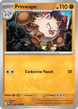 Primeape Common Pitch Black