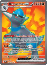 Rampardos ex Ultra Rare Pitch Black