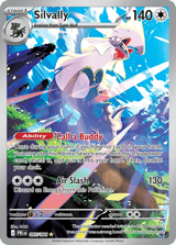 Silvally Illustration Rare Pitch Black
