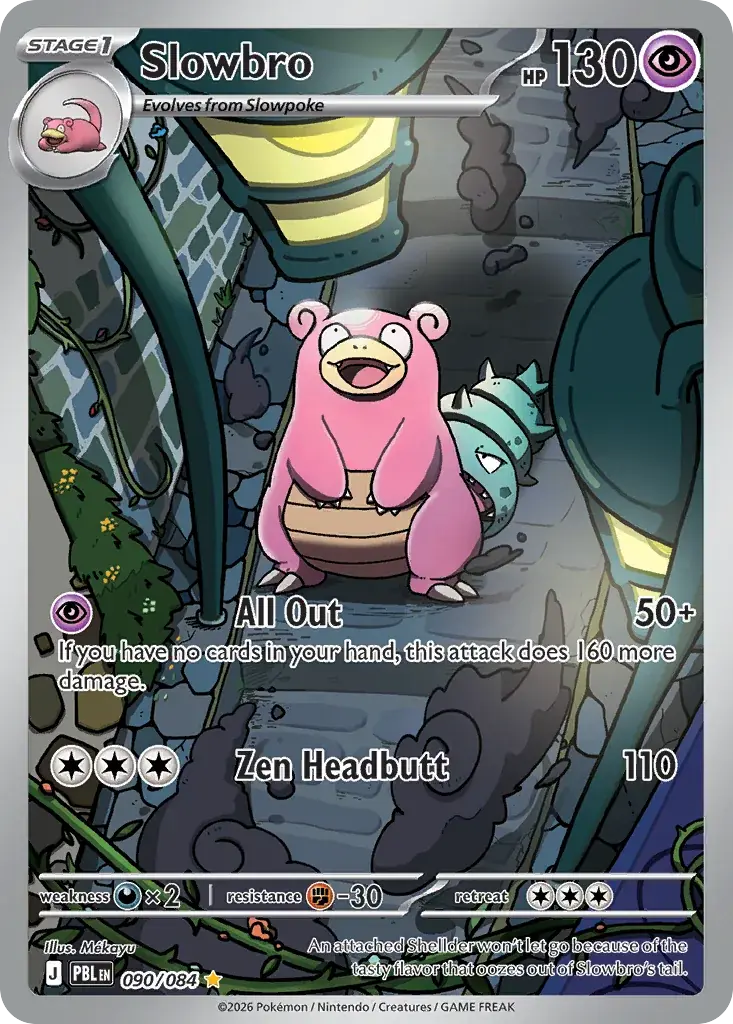 Slowbro Pitch Black Pokemon card