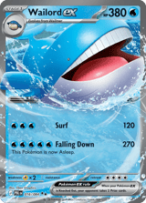Wailord ex Double Rare Pitch Black