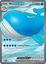 Wailord ex Ultra Rare Pitch Black