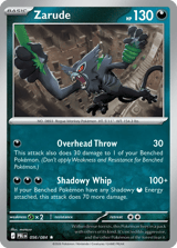 Zarude Rare Pitch Black