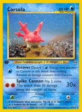 Corsola Uncommon Neo Discovery