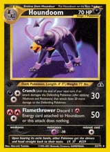 Houndoom Rare Neo Discovery