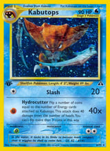 Kabutops Rare Holo Neo Discovery