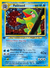 Politoed Rare Holo Neo Discovery