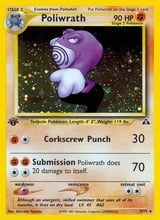 Poliwrath Rare Holo Neo Discovery
