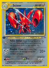 Scizor Rare Holo Neo Discovery