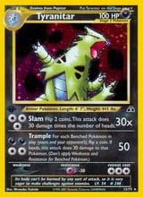 Tyranitar Rare Holo Neo Discovery
