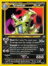Tyranitar Rare Neo Discovery