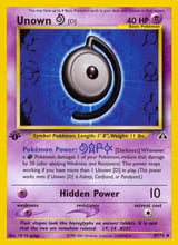 Unown [D] Uncommon Neo Discovery
