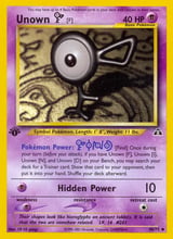 Unown [F] Uncommon Neo Discovery