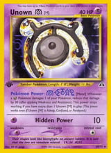 Unown [M] Uncommon Neo Discovery