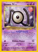 Unown [N] Uncommon Neo Discovery
