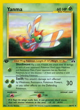 Yanma Rare Neo Discovery