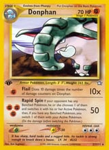 Donphan Rare Neo Genesis