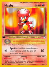 Magby Rare Neo Genesis