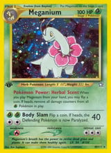 Meganium Rare Holo Neo Genesis