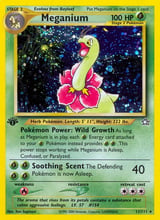Meganium Rare Holo Neo Genesis