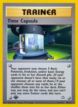 Time Capsule Rare Neo Genesis