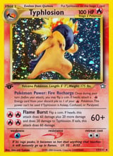 Typhlosion Rare Holo Neo Genesis