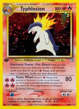 Typhlosion Rare Holo Neo Genesis