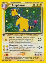 Ampharos Rare Holo Neo Revelation