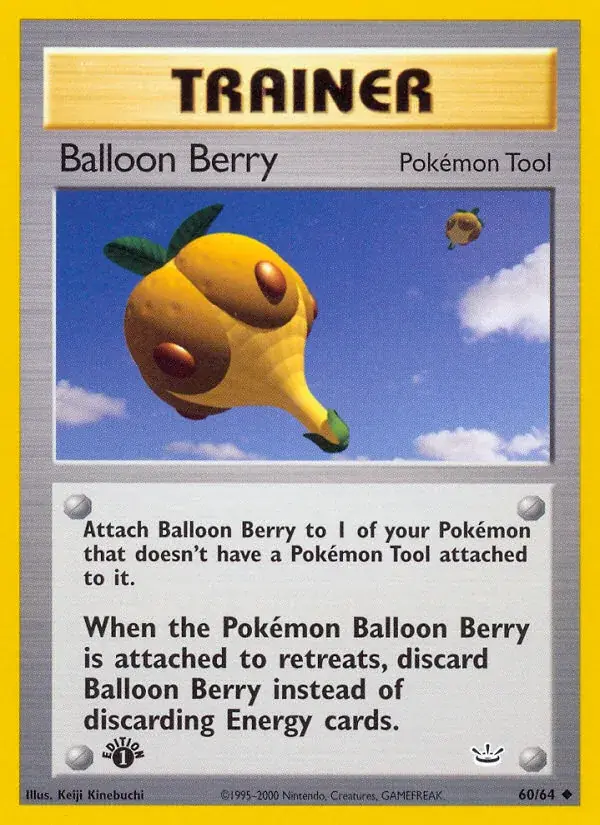 Balloon Berry Neo Revelation Pokemon card