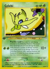 Celebi Rare Neo Revelation