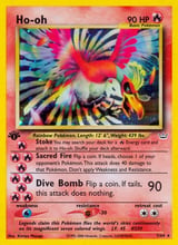 Ho-oh Rare Holo Neo Revelation