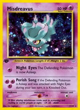 Misdreavus Rare Holo Neo Revelation