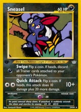 Sneasel Rare Neo Revelation