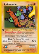 Sudowoodo Rare Neo Revelation