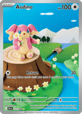 Audino Illustration Rare Black Bolt
