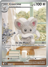 Cinccino Illustration Rare Black Bolt