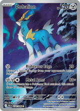 Cobalion Illustration Rare Black Bolt