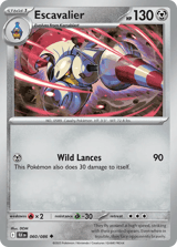 Escavalier Uncommon Black Bolt