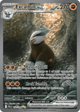 Excadrill ex Special Illustration Rare Black Bolt