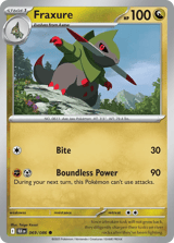 Fraxure Common Black Bolt